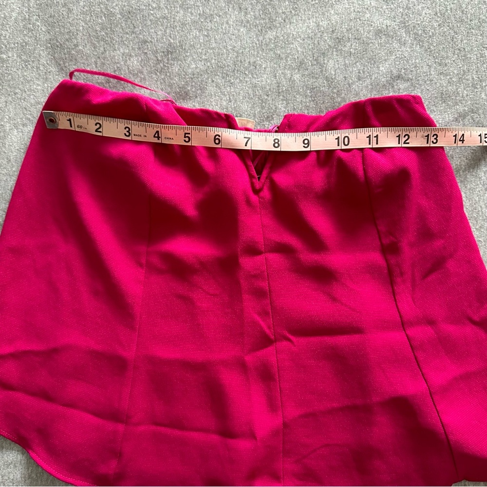 FREE PEOPLE Intimately Toss it On Strapless Tube Top Hot Pink XS - Picture 6 of 7